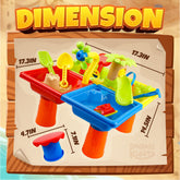 YCFUN Sand and Water Play Table Toys Outside Beach Toys for Toddler Boys Girls Age 1-3 3-7